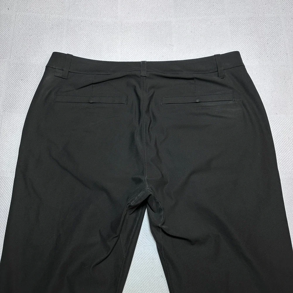 Lululemon ABC Slim Fit Trouser Pant Mens 32x30 Warpstreme Tech Chino Black